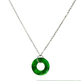 Glass Hoop Necklace