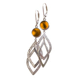 Cascade Sterling Leverback Earrings