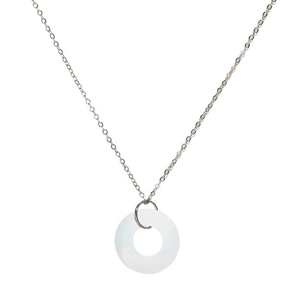 Glass Hoop Necklace