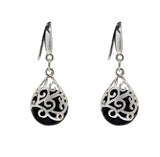 Filigree Teardrop Sterling Earrings