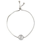 Vintage Lace Sterling Silver Slider Bracelet