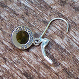 Botanical Sterling Silver Lever Back Earrings