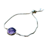 Botanical Sterling Silver Adjustable Slider Bracelet