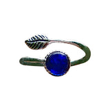 Sterling Silver Botanical Leaf Ring