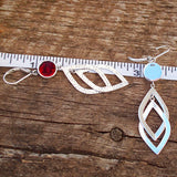 Cascade Sterling Leverback Earrings