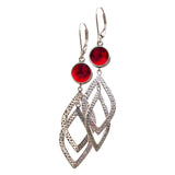 Cascade Sterling Leverback Earrings