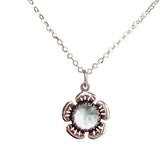 Flowers in Sterling Silver Necklace