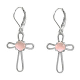 At the Cross Sterling Silver Lever Back Earrings