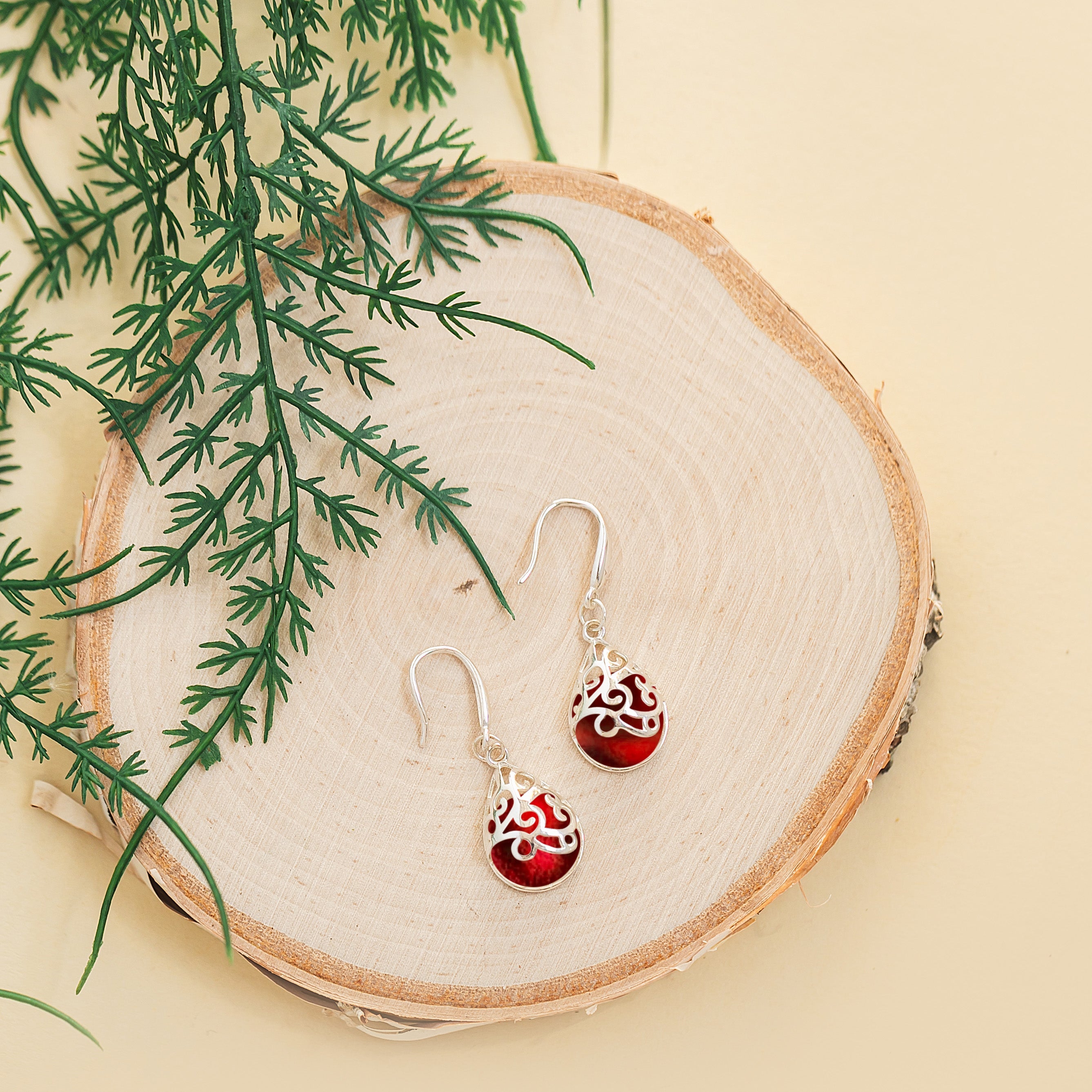 Sterling Silver Filigree Teardrops-Bottled Up Designs