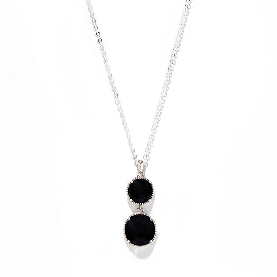 Double Take Sterling Silver Necklace-Necklace-Bottled Up Designs