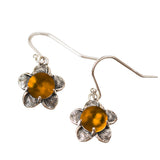 Bloom Once More Sterling Silver Flower Earrings