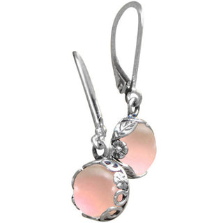 Botanical Sterling Silver Lever Back Earrings-Sterling Silver-Bottled Up Designs
