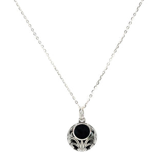 Vintage Lace Sterling Silver Necklace-Necklace-Bottled Up Designs