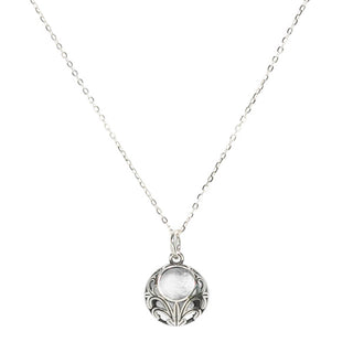 Vintage Lace Sterling Silver Necklace-Necklace-Bottled Up Designs