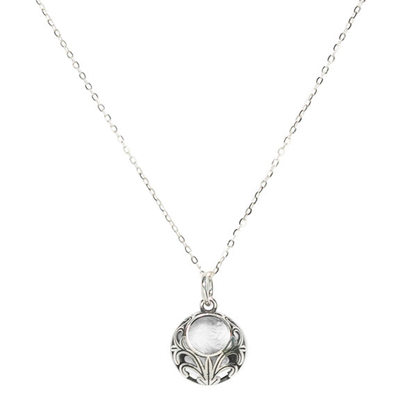 Vintage Lace Sterling Silver Necklace-Necklace-Bottled Up Designs