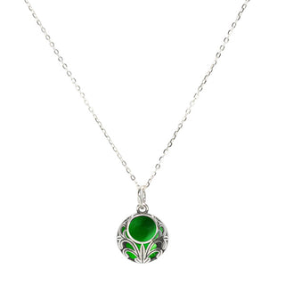 Vintage Lace Sterling Silver Necklace-Necklace-Bottled Up Designs