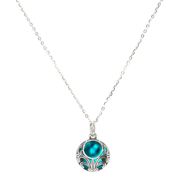 Vintage Lace Sterling Silver Necklace-Necklace-Bottled Up Designs