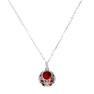 Vintage Lace Sterling Silver Necklace-Necklace-Bottled Up Designs