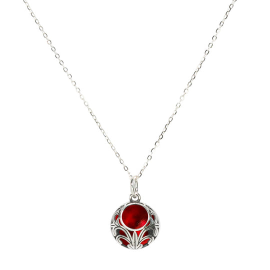 Vintage Lace Sterling Silver Necklace-Necklace-Bottled Up Designs