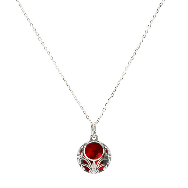 Vintage Lace Sterling Silver Necklace-Necklace-Bottled Up Designs