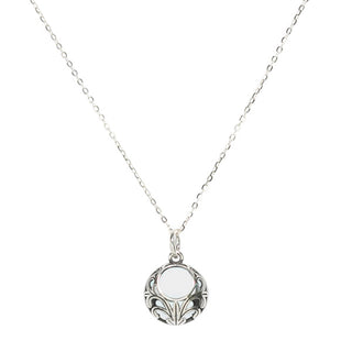 Vintage Lace Sterling Silver Necklace-Necklace-Bottled Up Designs