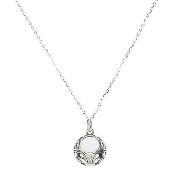 Vintage Lace Sterling Silver Necklace-Necklace-Bottled Up Designs
