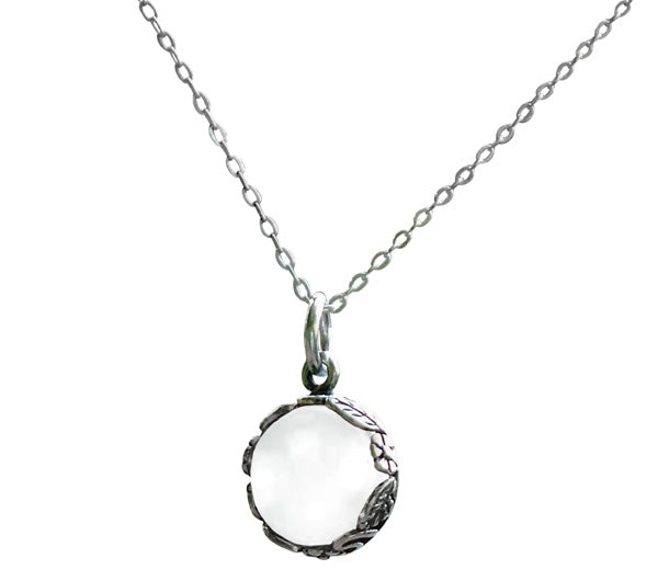 Botanical Sterling Silver Necklace-Sterling Silver-Bottled Up Designs