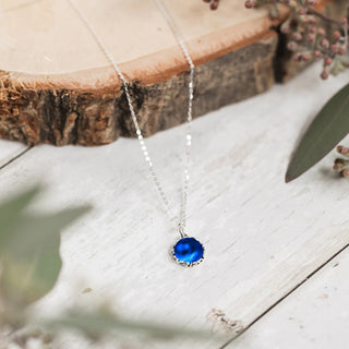Botanical Sterling Silver Necklace-Sterling Silver-Bottled Up Designs