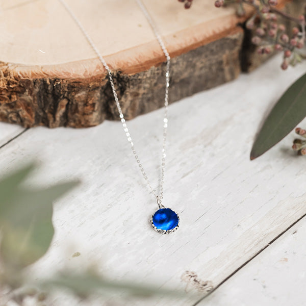 Botanical Sterling Silver Necklace-Sterling Silver-Bottled Up Designs