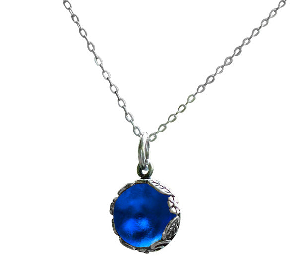 Botanical Sterling Silver Necklace-Sterling Silver-Bottled Up Designs