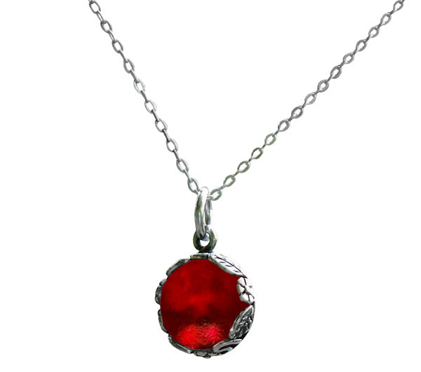 Botanical Sterling Silver Necklace-Sterling Silver-Bottled Up Designs