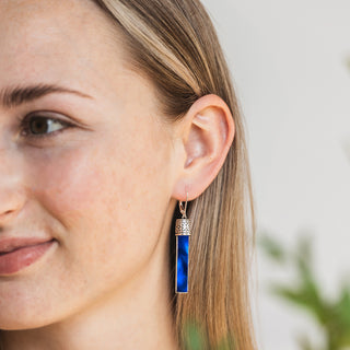 Bottoms Up Sterling Leverback Earrings-Earrings-Bottled Up Designs