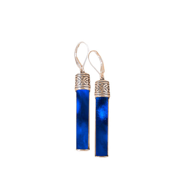 Bottoms Up Sterling Leverback Earrings-Earrings-Bottled Up Designs