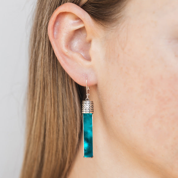 Bottoms Up Sterling Leverback Earrings-Earrings-Bottled Up Designs