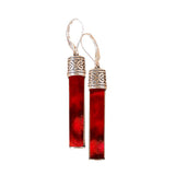 Bottoms Up Sterling Leverback Earrings