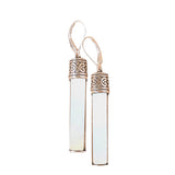 Bottoms Up Sterling Leverback Earrings