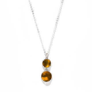 Double Take Sterling Silver Necklace-Necklace-Bottled Up Designs