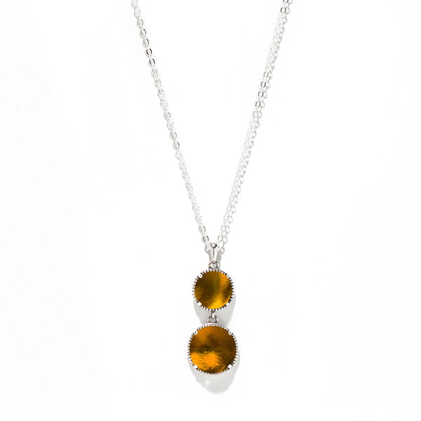 Double Take Sterling Silver Necklace-Necklace-Bottled Up Designs
