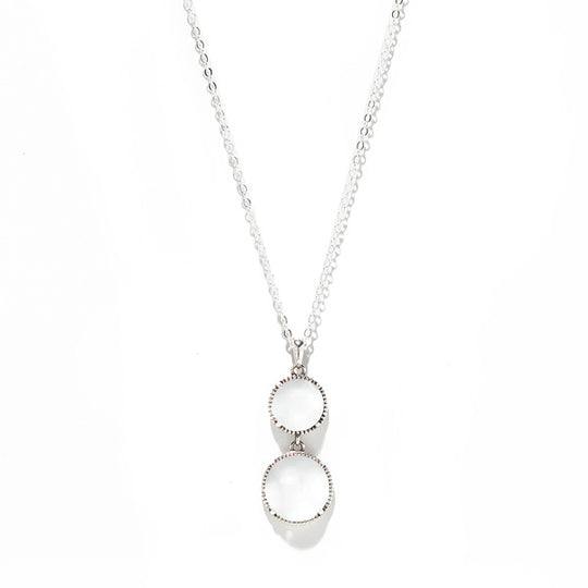 Double Take Sterling Silver Necklace-Necklace-Bottled Up Designs