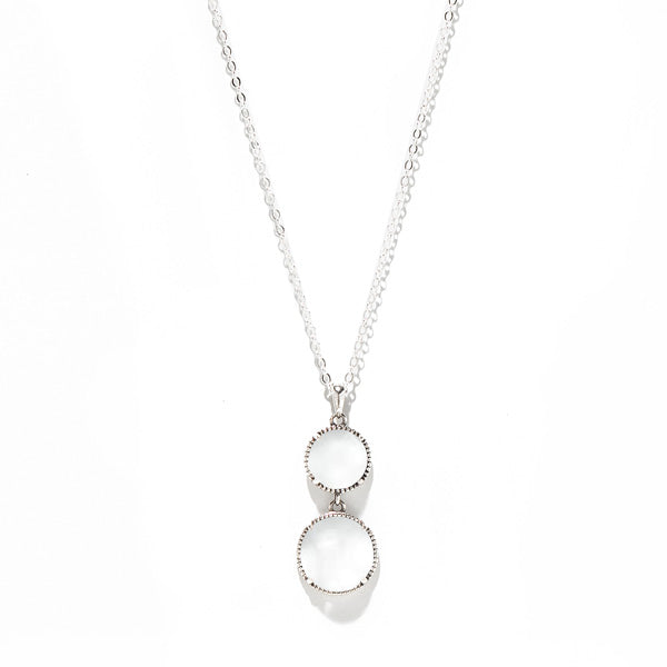 Double Take Sterling Silver Necklace-Necklace-Bottled Up Designs