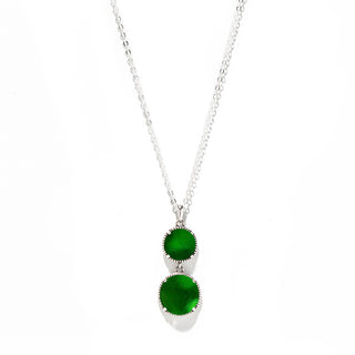 Double Take Sterling Silver Necklace-Necklace-Bottled Up Designs