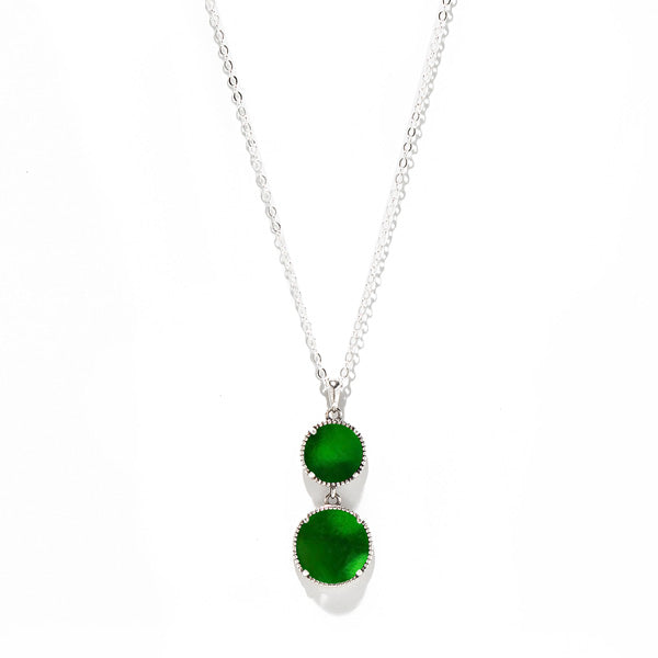 Double Take Sterling Silver Necklace-Necklace-Bottled Up Designs
