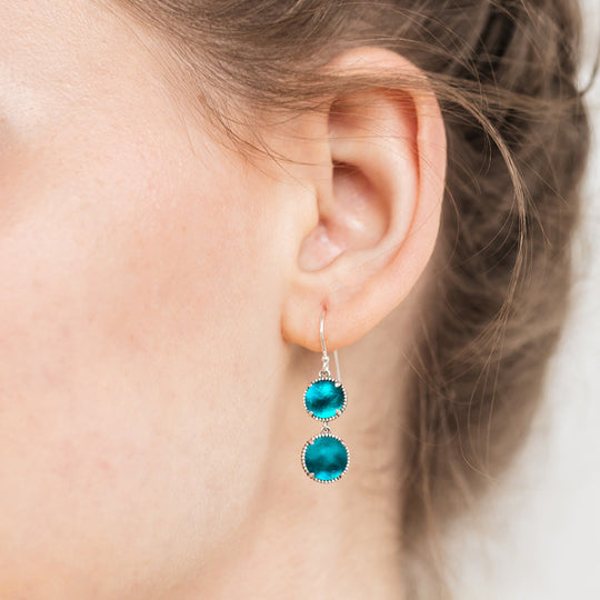 Double Take Sterling Silver Earrings-Sterling Silver-Bottled Up Designs