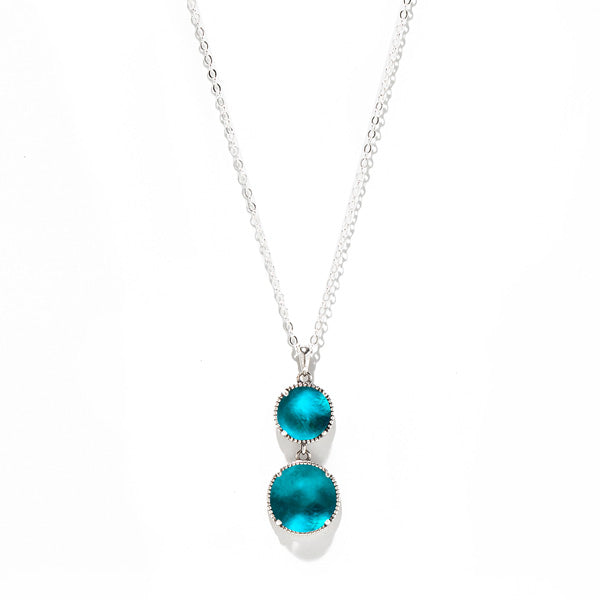 Double Take Sterling Silver Necklace-Necklace-Bottled Up Designs