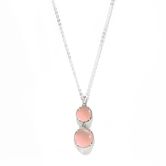 Double Take Sterling Silver Necklace-Necklace-Bottled Up Designs