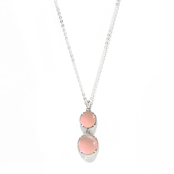 Double Take Sterling Silver Necklace-Necklace-Bottled Up Designs