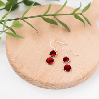 Double Take Sterling Silver Earrings-Sterling Silver-Bottled Up Designs