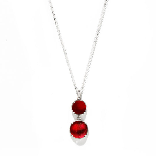 Double Take Sterling Silver Necklace-Necklace-Bottled Up Designs