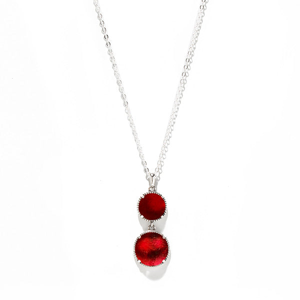 Double Take Sterling Silver Necklace-Necklace-Bottled Up Designs