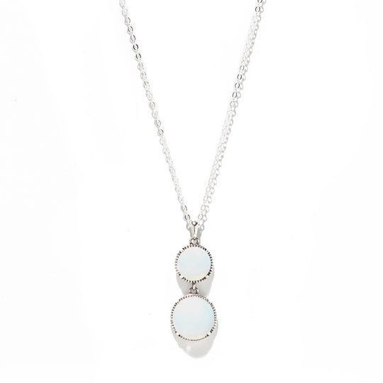 Double Take Sterling Silver Necklace-Necklace-Bottled Up Designs